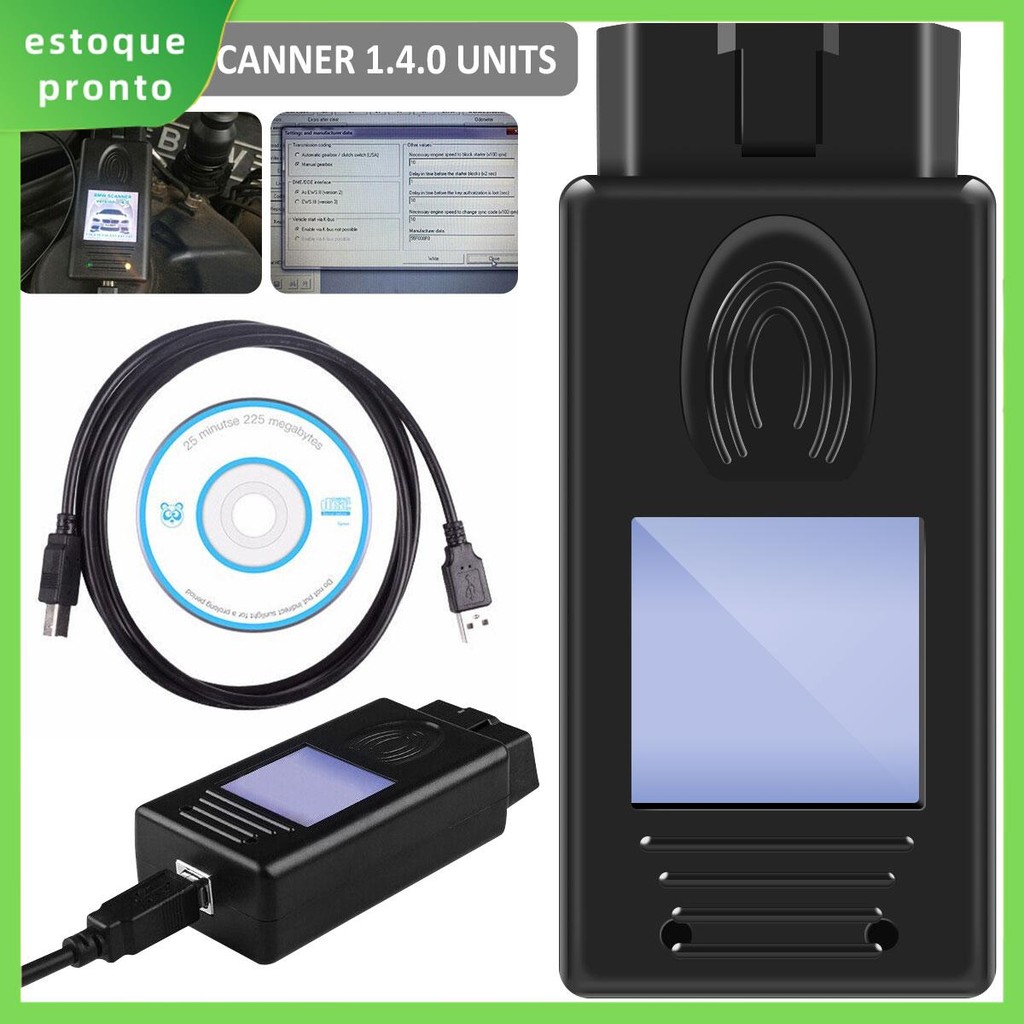 Scanner 1.4.0 Programador Compatível Com BMW USB Interface De ...