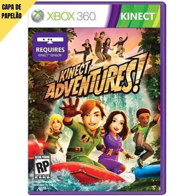 Kinect Adventures Xbox 360 original (capa de papelão)