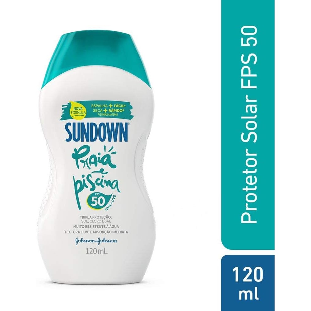 Protetor Solar Sundown Corpo/Rosto fps50 120ml | Shopee Brasil