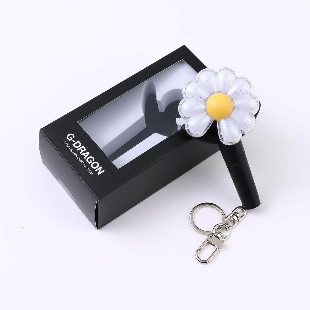 Kpop BIGBANG Mini Lightstick Chaveiro Idol G-DRAGON Little Daisy