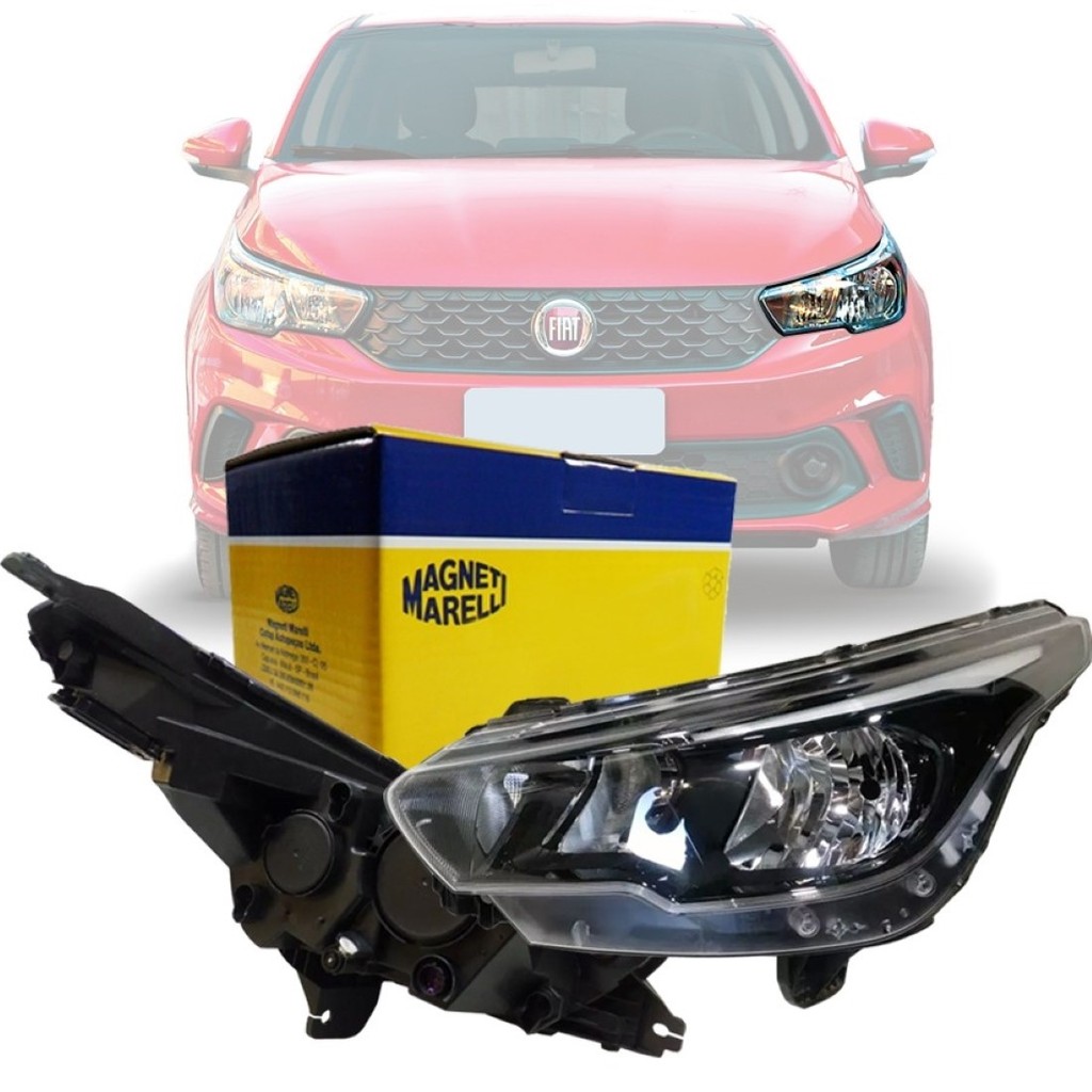 FAROL ORIGINAL ARGO CRONOS 2017 A 2023 LADO ESQUERDO COM LED | Shopee ...