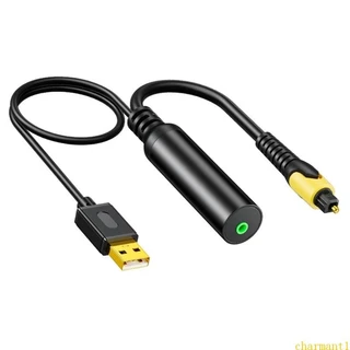 charmant 3 5mm Para Conversor SPDIF Adaptador Som Analógico Digital Aprimorado