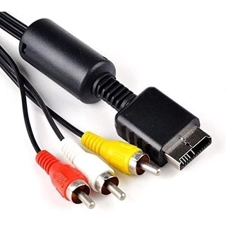Cabo Av Playstation Ps2, Ps1, Ps3 Rca Audio E Vídeo Play 2