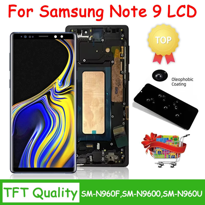 Novo Note9 LCD Para Samsung Note9 Display Tela De Toque Digitador