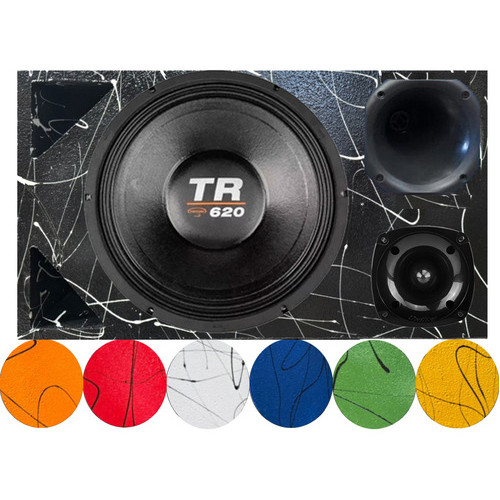 CAIXA TRIO DUTO TRIÂNGULO ALTO FALANTE TRITON TR 620 UNLIKE 400
