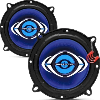 Kit Falante 5 polegadas Portas Quadriaxial 130w Bocas Medios Som Carro Hurricane Class CM5 em Oferta na Shopee