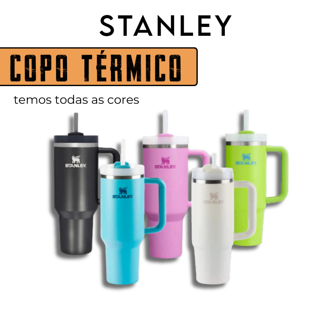 Copo Térmico 1200ml com Canudo Inox – Mantém Gelado +12h! Garrafa ...
