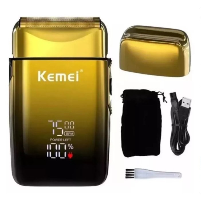 Máquina De Acabamento E Barbeador Sem Fio Kemei Km-tx10 em Oferta na Shopee