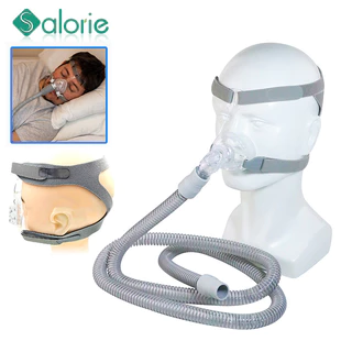 SALORIE CPAP Máscara Nasal Ajustável Chapelaria E Fivela Para Auto Apnéia Do Sono Ronco máquina em Oferta na Shopee