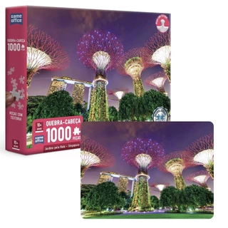 Quebra Cabeça Jardins Pela Baía Singapura 1000 Peças 3331 - Toyster