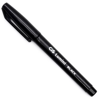 Caneta Marca Texto Preto Cis Lumini Black em Oferta na Shopee