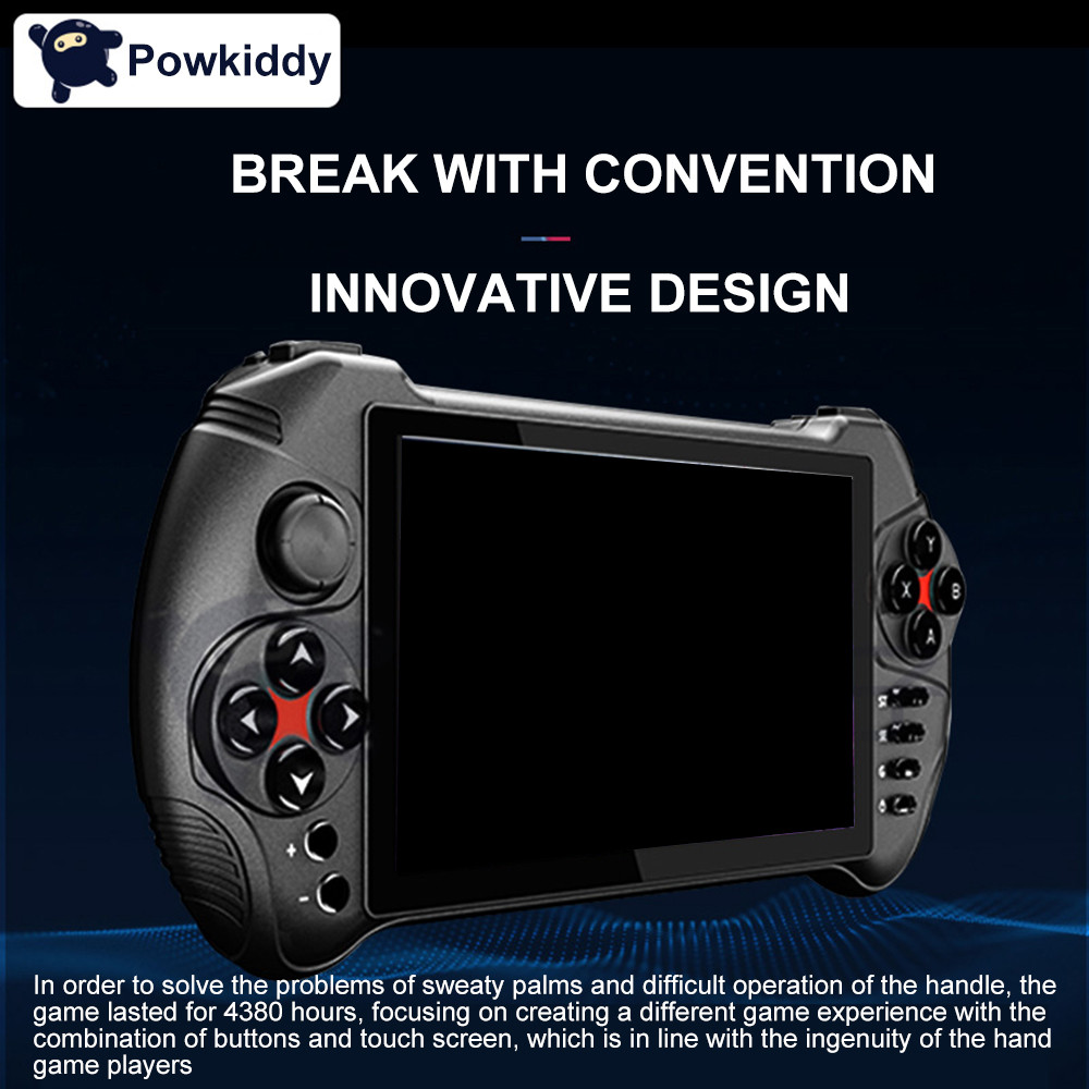 Powkiddy X15 Console de videogame portátil WiFi Player de videogame Quad Core de 5,5 polegadas 2G RAM 32G ROM