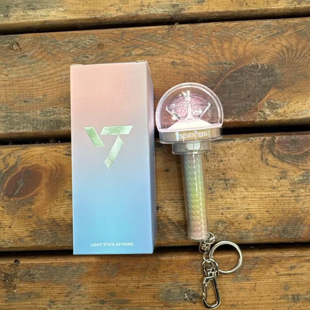 SEVENTEEN SHOPEE kpopmerch 117枚 Kpop Seventeen Mini Lightstick Chaveiro Embalagem De Caixa