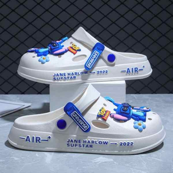 crocs feminino crocs feminino com acessórios Sapatos Caverna Masculinos 2023 Novos Antiderrapantes Sola Grossa Casual We