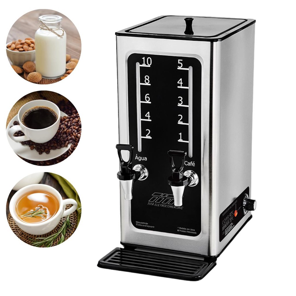 Cafeteira Elétrica 5 Litros Com Coador Máquina de Café Indus