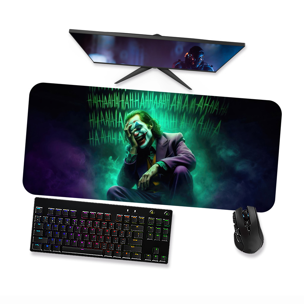 Mouse Pad Gamer - CORINGA JOKER 1 Mousepad Grande 90x40 80x40 60x40 70x30