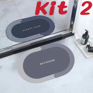 Kit 2  Tapete Hiper Absorvente Antiderrapante de Secagem Rápida Enviar aleatoriamente  marisa em Oferta na Shopee