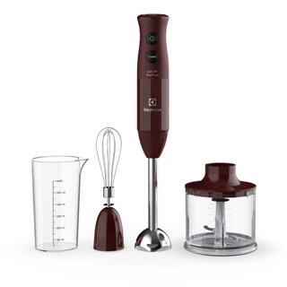 Mixer 3 em 1 Electrolux Vermelho Escuro 600W Haste em Inox e Tecnologia TruFlow (EIB21) em Oferta na Shopee