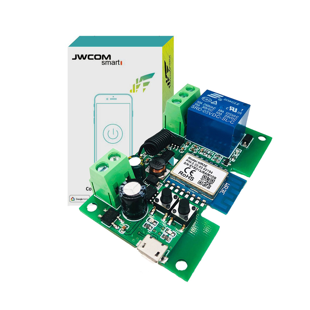 Relé Wifi Inteligente 5V 12V 24V Pulso Fechadura Portão Contato Seco Tuya Alexa Google Smartlife App