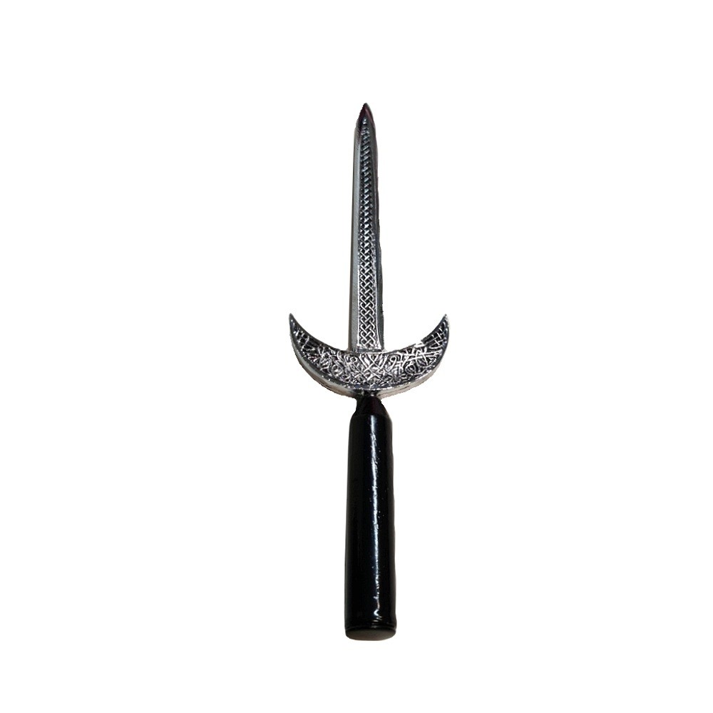 Ferramenta Punhal 23 Cm Cabo Preto Athame Celta Mod26 | Shopee Brasil