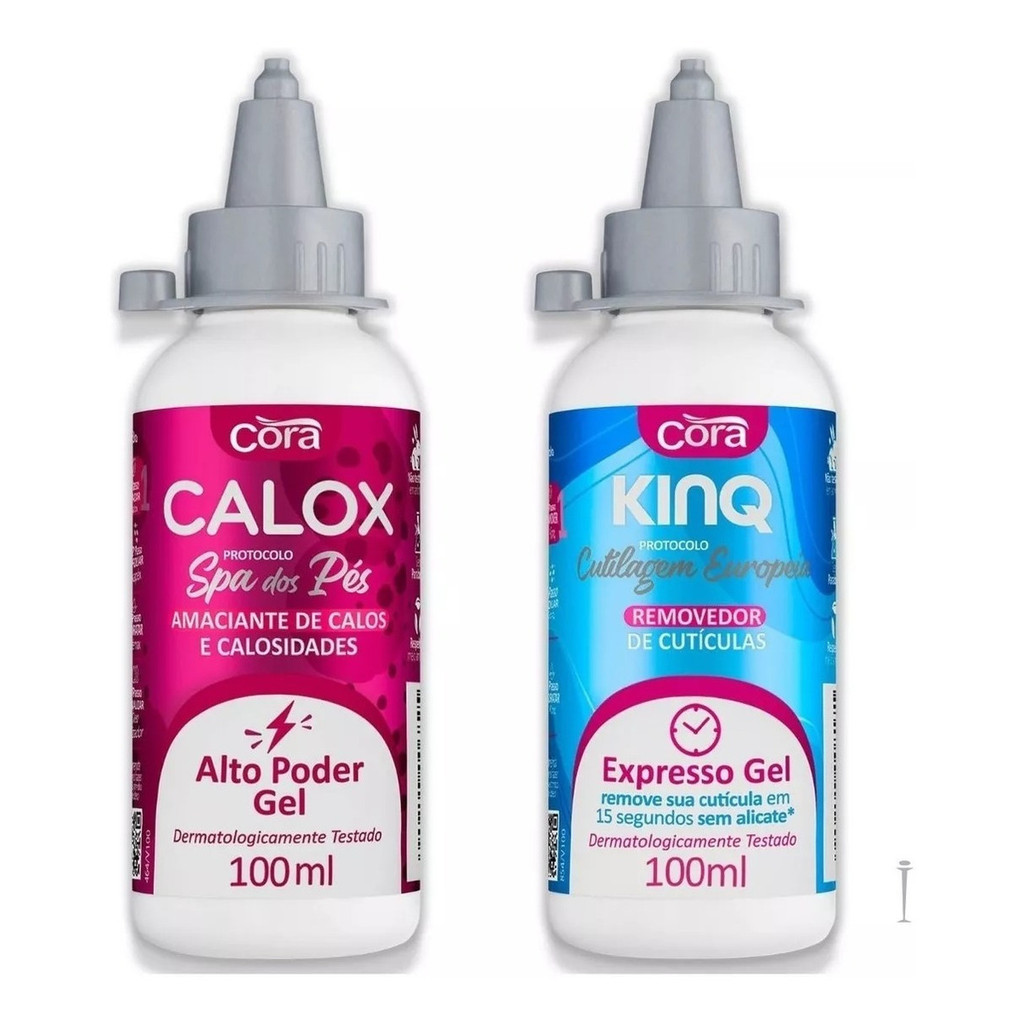 Kit Calox E Kinq Remoção Calosidade Cuticulas Spa Pés E Mãos | Shopee ...