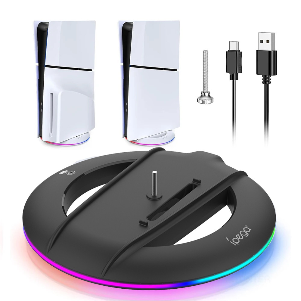 PS5 Vertical Stand With RGB Lighting - Compatible With All PS5 Models