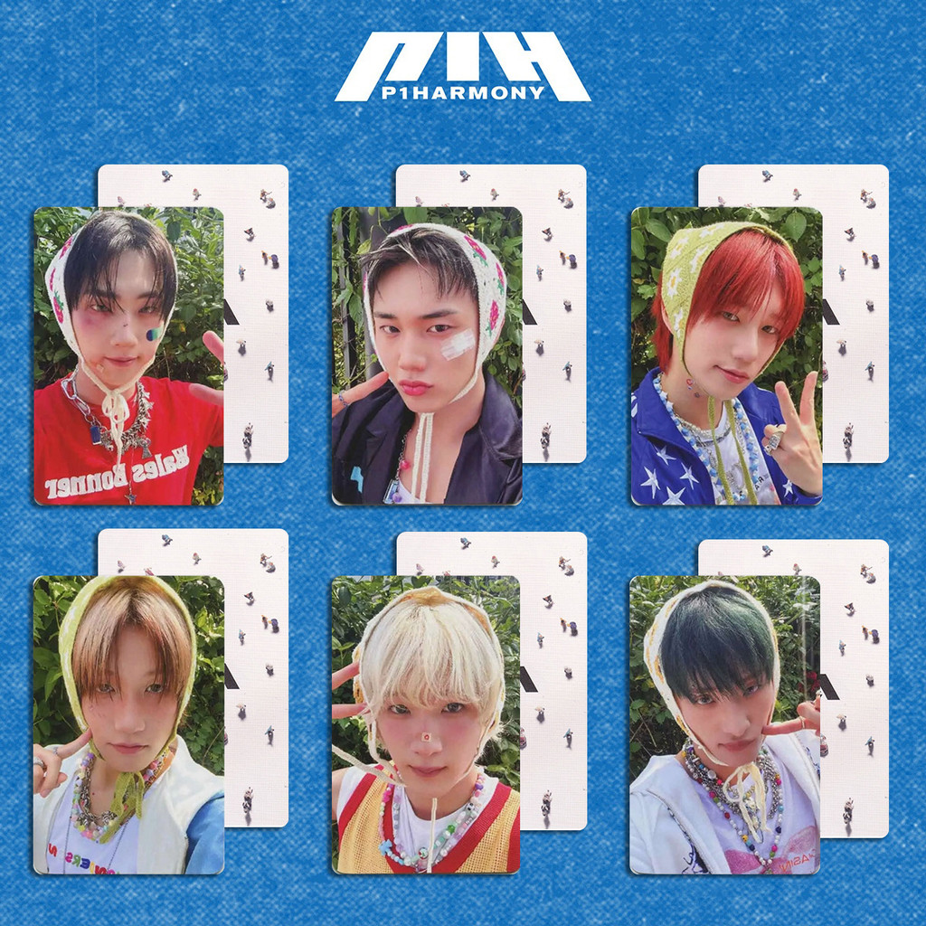 Kpop P1Harmony Cartão Aleatório Pequeno SAD SONG Álbum FNC