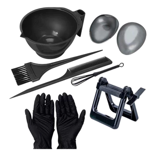 Kit Tintura Completo Espremedor Luvas E Protetor De Orelha em Oferta na Shopee