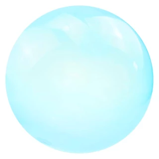 Bola Azul Inflável Bolha Infantil Com Pino Elastica Macio Divertido Castela