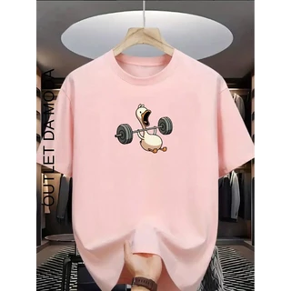Camiseta Masculina Blusa Feminina Pato Academia Camisa homem 100% Algodão 30.1 Lançamento