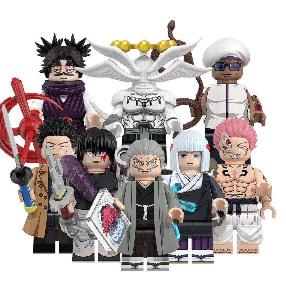 Novo Anime Choso Makora Atsuya Miguel Sukuna Uraume Toji Naobito Blocos De Construção Brinquedos Para Crianças