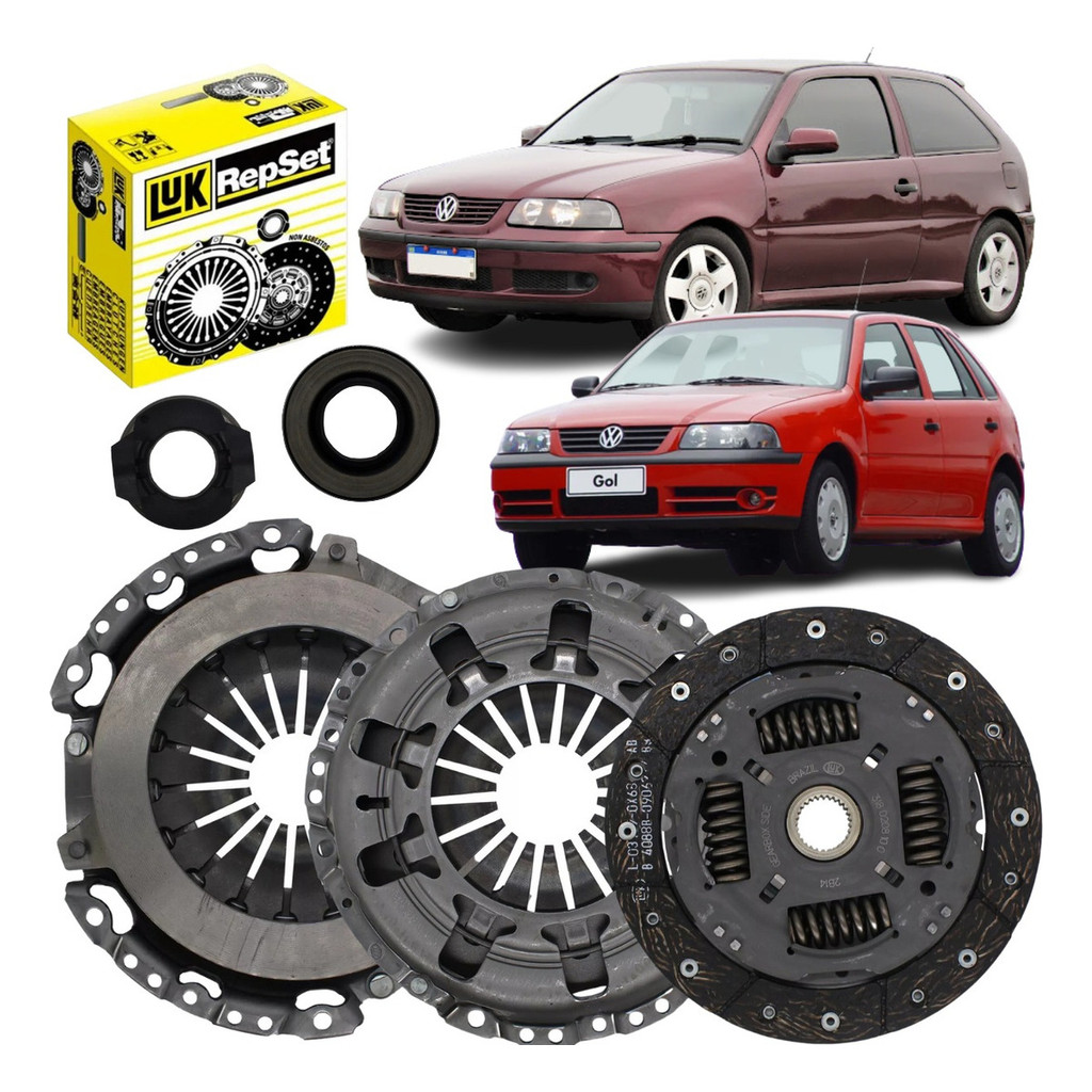 Promoção Kit Embreagem Vw Gol G2 G3 G4 1.0 8v Original Luk novo ...