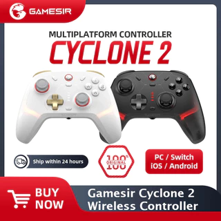 GameSir Cyclone 2 Controlador Sem Fio Bluetooth Gamepad Com Efeito Hall Para PC Switch iPhone Android Phone