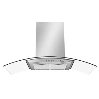 Coifa de Parede 90cm Philco, Glass, 3 Velocidades, Inox em Oferta na Shopee