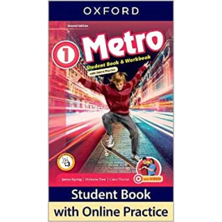 METRO 1   STUDENT BOOK WITH ONLINE PRACTICE   SECOND EDITION em Oferta na Shopee