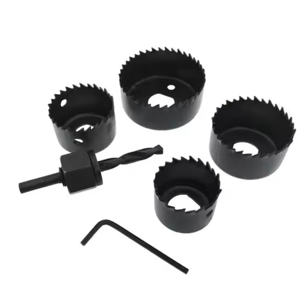 Jogo de Serras Copo Kit Com 6 Peças Para Madeira Gesso Pvc Plástico em Aço - IMPERIUM