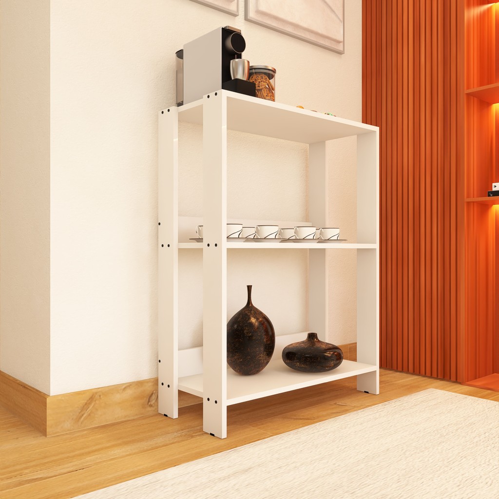 Aparador Buffet Cantinho Do Café Movlar Mod.0705 - Branco | Shopee Brasil