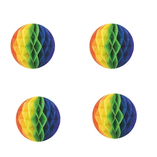 Kit Decoração Junina Balão Esfera Color Origami 4 Peças 20cm em Oferta na Shopee