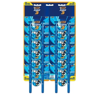 Aparelho Bic Aqua 3 - 12 Embalagens com 2 Unidades em Oferta na Shopee