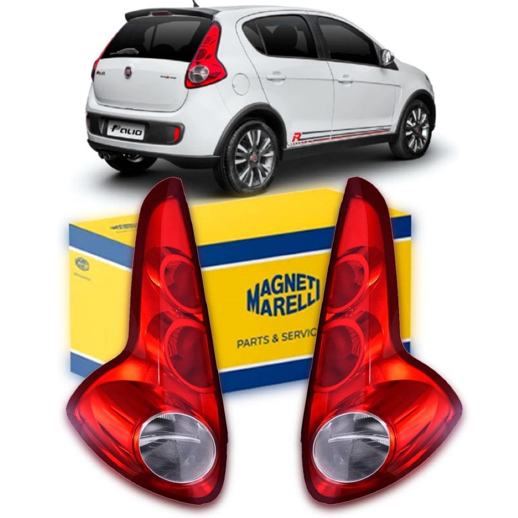 LANTERNA TRASEIRA ORIGINAL PALIO ATTRACTIVE 2012 A 2016 LADO ESQUERDO ...