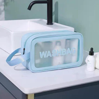 Bolsa de toalete transparente à prova d'água para pertences pessoais MARISA em Oferta na Shopee