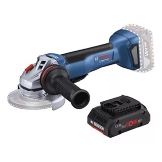Esmerilhadeira Angular Gws 18v-10p Bateria 4ah Procore Bosch
