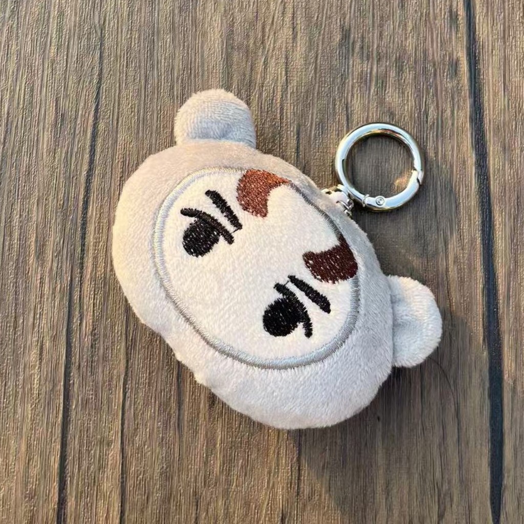 Kpop Dezessete Chaveiro De Pelúcia Rosto Charme Chaveiros