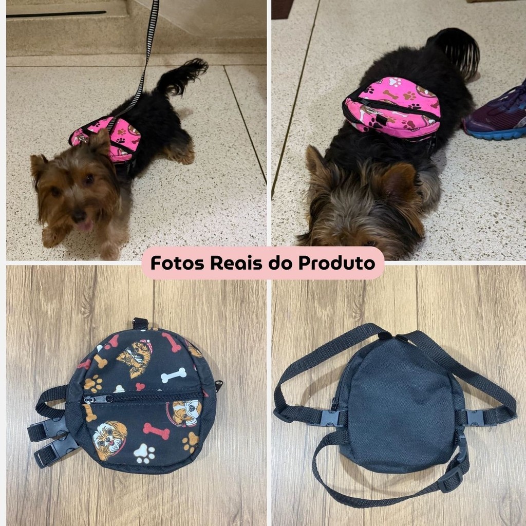 Peitoral Mochila 2 em 1 para Pets - Conforto e Estilo | Caprioli - Vista Principal