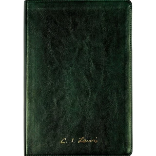 Bíblia Sagrada de Estudo C.S. Lewis | NAA Couro-soft verde | Leitura Perfeita em Oferta na Shopee
