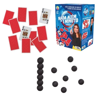 Jogo Nada Além de 1 Minuto Não Derrube os Reis e Torre de Bolinhas 792978 - Pais&Filhos