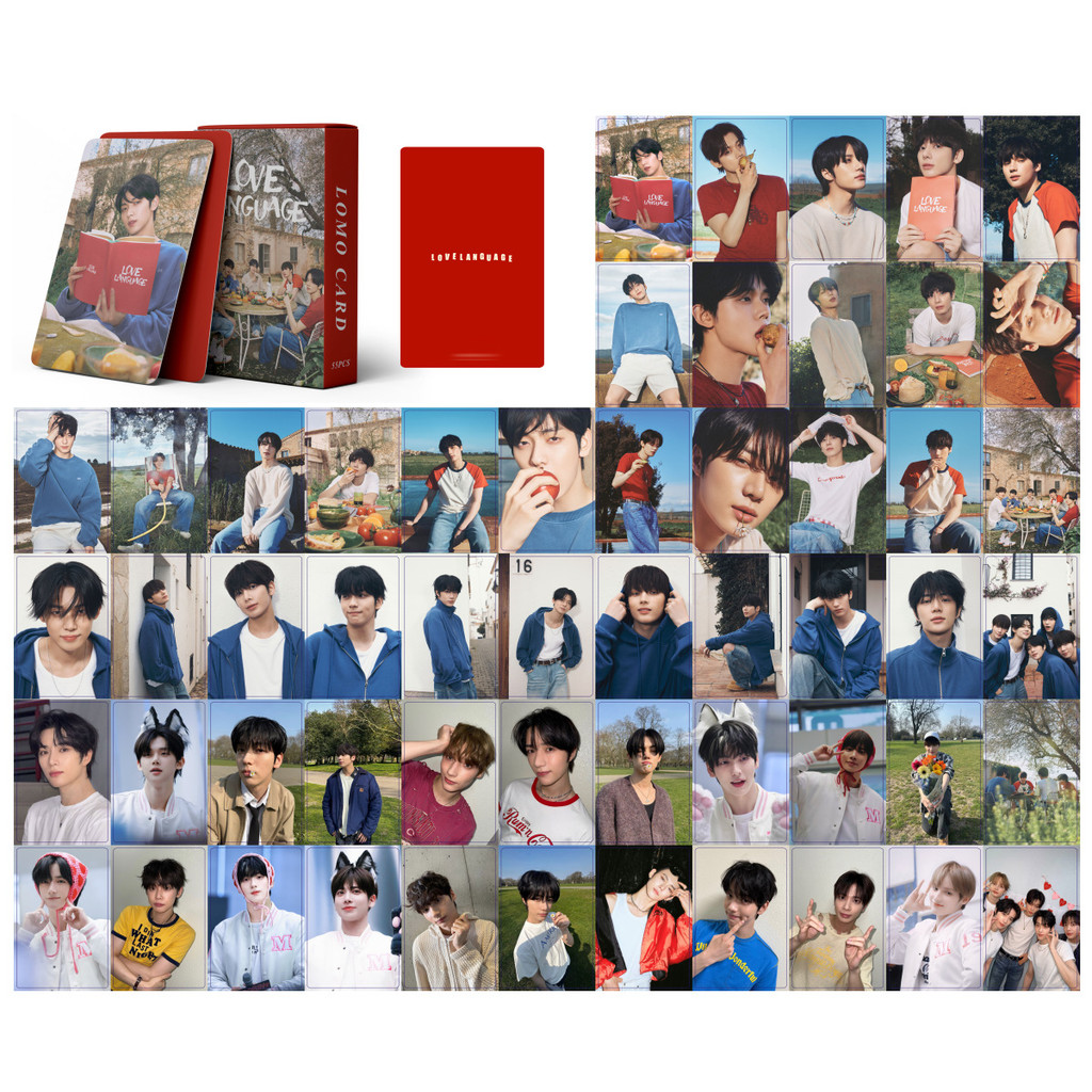 イェリ pantone time to love トレカ セット KPOP Cartões Fotográficos Holográficos55pcs/box TXT Love Language