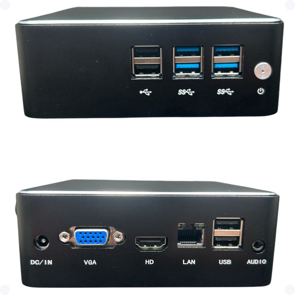 Mini Pc Potente i3 SSD 120gb 8gb de Ram Intel Bvolt Bluecase