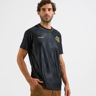 Camisa Flamengo Ouro Rubro-Negro Torcedor Masculina