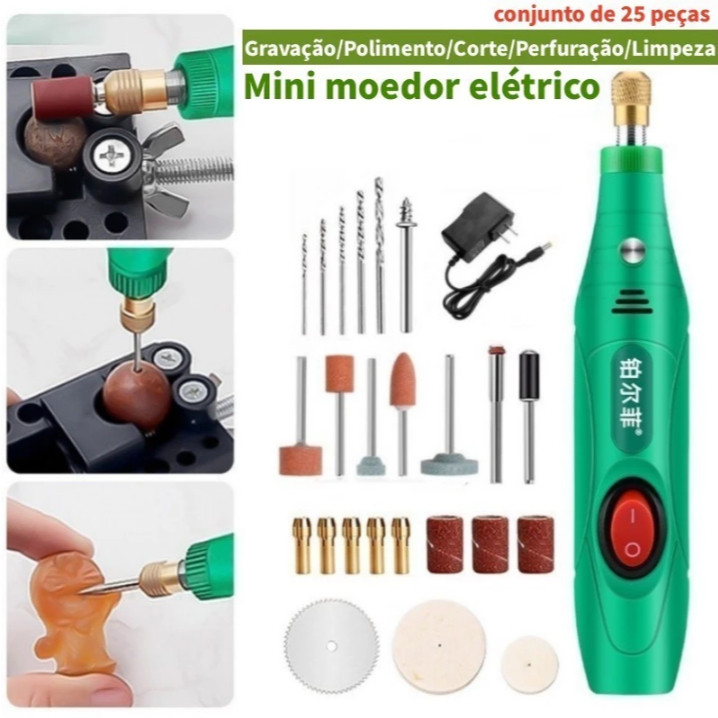 Mini Esmerilhadeira Elétrica De Perfuração 18000rpm Velocidade Variável ...